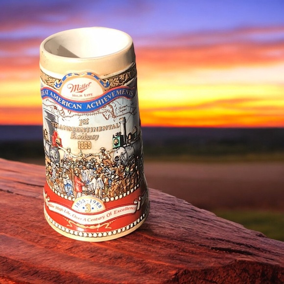 Miller High Life Stein, a tribute to Great American Achievements. - Picture 11 of 16
